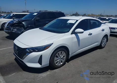 2025 Nissan Sentra S из США, поврежденный, VIN 3N1AB8BV7SY255956